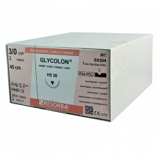 Glycolon 3/0 26mm 1/2 Circ Rev Cut